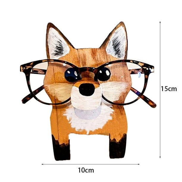 Soporte de gafas de madera hecho a mano, soporte para gafas con forma de  animal, soporte de madera tallada para lentes de sol, soporte de gafas de  sol