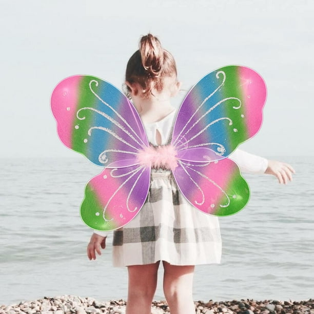Alas de mariposa rosa - Disfraces Ducaval