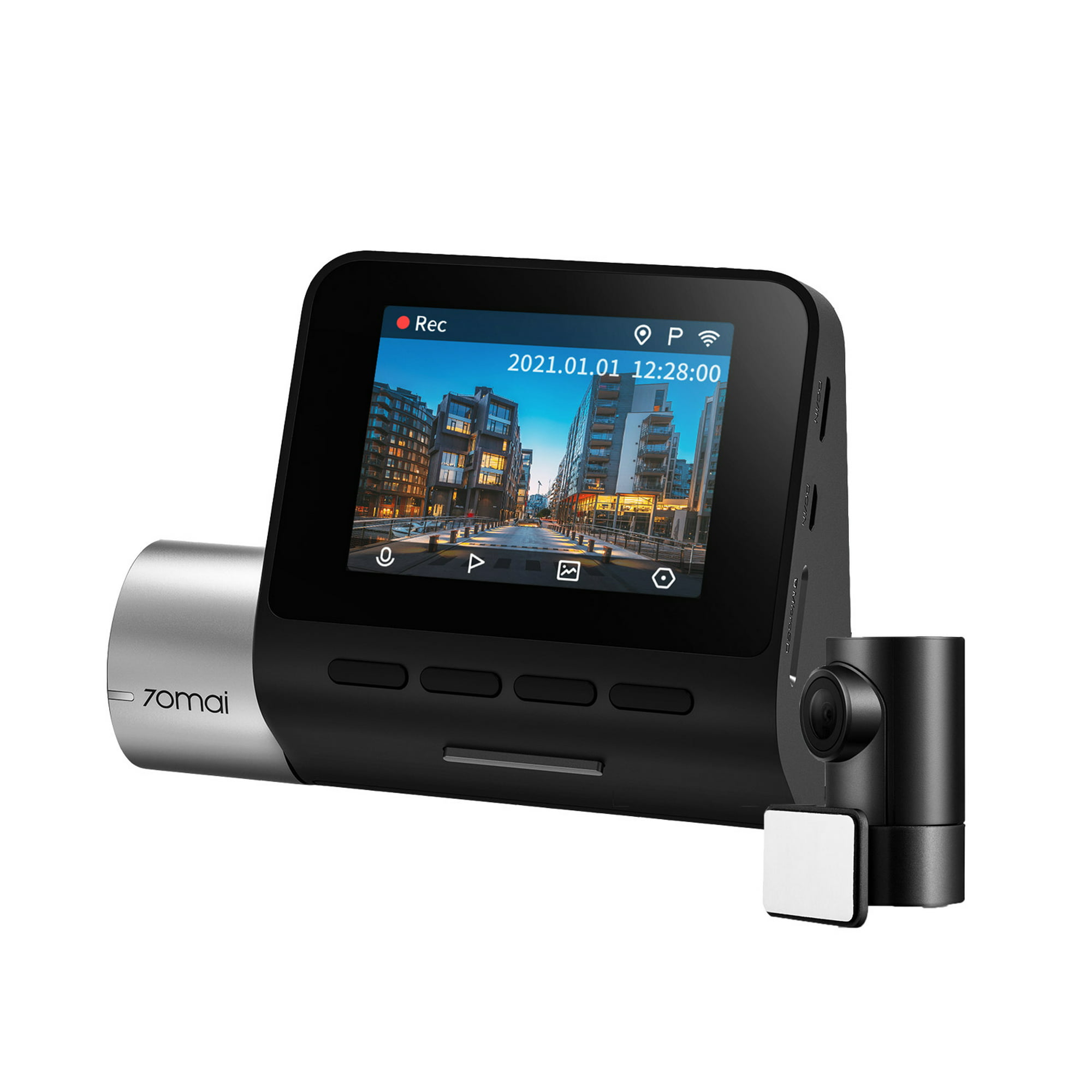  Cámara de salpicadero frontal 1080P Cámara de coche para  vigilancia 360 WiFi Smart Mini Dash Cámara para coches 1 pulgada IPS  pantalla aplicación, grabación en bucle, 24 horas de estacionamiento Moni :  Electrónica