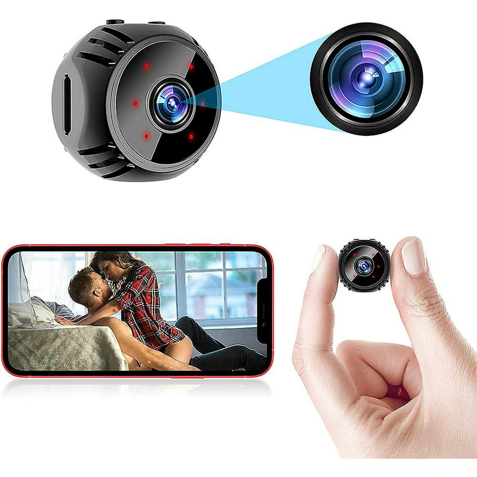 Controla con tu móvil lo que pasa en tu casa con esta mini cámara espía al  57% en