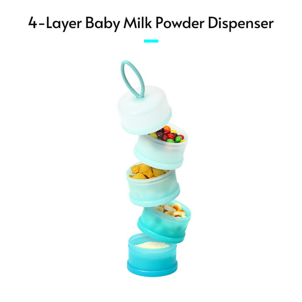 Dispensador de leche en polvo para bebés, contenedor de leche en polvo,  botella de leche en polvo portátil, dispensador de leche en polvo para recién  nacidos, eficiencia óptima