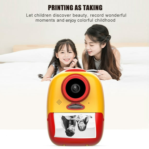 Comprar Cámara para niños: cámara de impresión instantánea 1080P Pantalla  de 2,4 pulgadas Cámara de videocámara digital para niños con zoom digital  de 16X, coche TF de 32GB