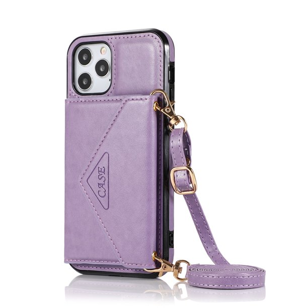 Carcasa COOL para iPhone 12 mini Colgante Wallet Rosa