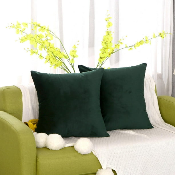 Funda De Cojines Decorativos Amarillo Para Sofa Sala Cama Almohadas  Decorativas