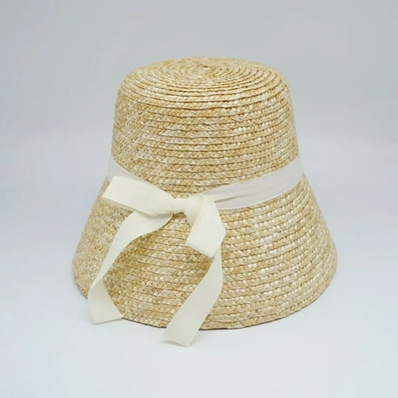 sombreros de verano hechos a mano para mujer sombrero de sol con lazo sombrero de paja beige ajustable sombrero de playa de ala ancha sombrero derby de kentucky