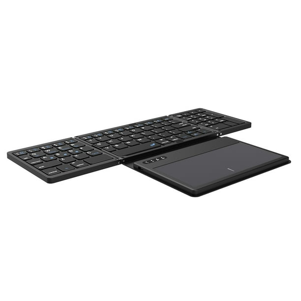 Teclado de tableta plegable con panel táctil Teclado pequeño para teléfono  de tableta universal