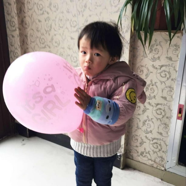 Paquete Globos para Bautizo, Niño Niña Bebe, Globo Metálicos Latex