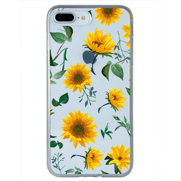 Funda Para 8 Plus Flores Girasoles, Uso Rudo, InstaCase Protector para iPhone 8 Plus Antigolpes, Case Flores Girasoles | en línea