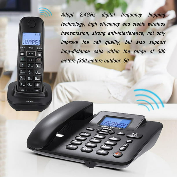Teléfono inalámbrico fijo Teléfono de escritorio Soporte GSM 850