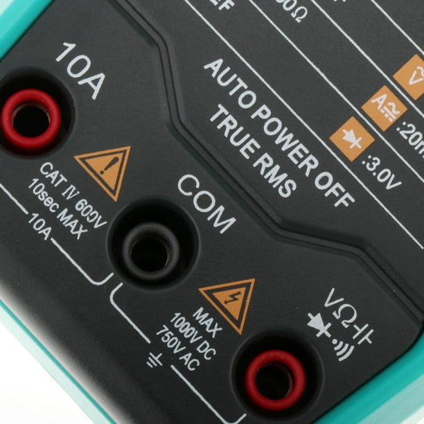 Voltímetro Digital eléctrico amperímetro ohmetro multímetro voltímetro  medidor probador 6000 Soledad voltímetro probador de voltaje