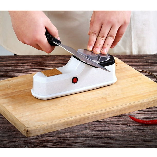 WEAQEN LAWV - Afilador de cuchillos profesional para afilar cuchillos con  revestimiento de diamón, herramienta de afilado de varilla de afilado de