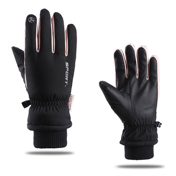 Guantes de esquí para mujer, guantes de Snowboard a prueba de