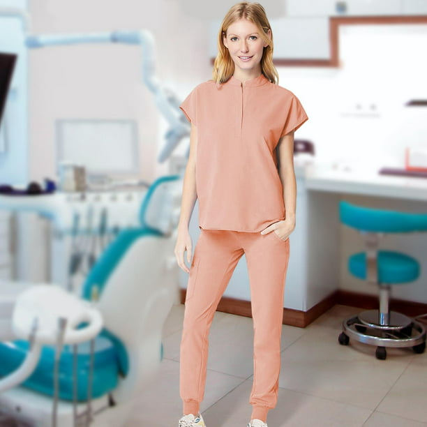 Enfermería Set Top Pantalones Trabajadores Trajes para el de mascotas  Blusas Uniforme de trabajo Zulema Pantalones de mujer