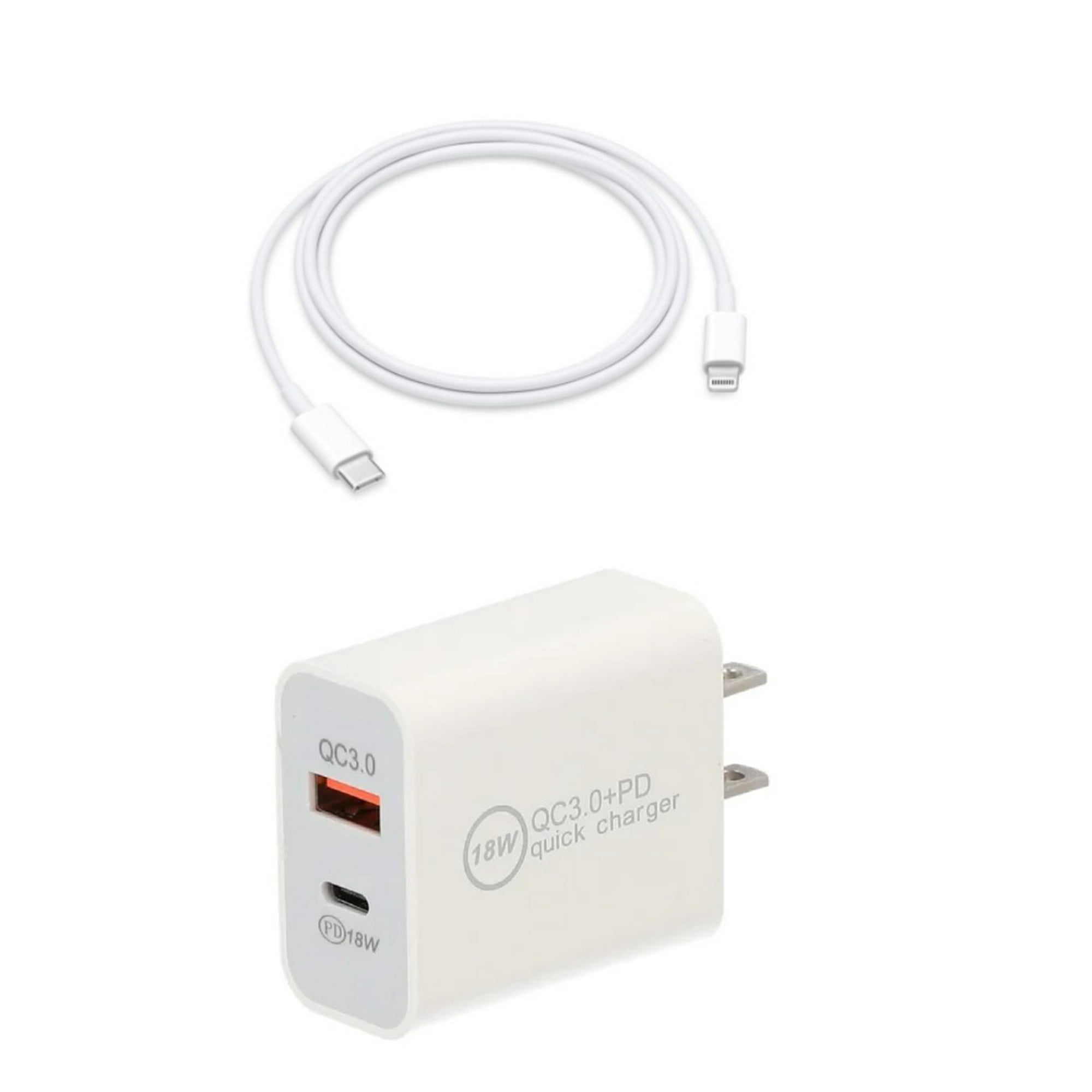 GENERICO Cable de carga rápida USB para iPhone - iPad 30w