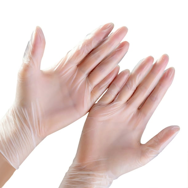 de PVC Guantes de látex transparente de una sola vez Protector de manos sin polvo para cocin Speravity AF000081-01B | Bodega Aurrera en línea