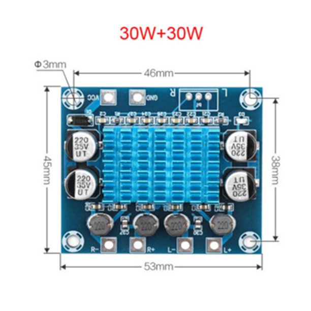 Amplificador de audio de 30 W