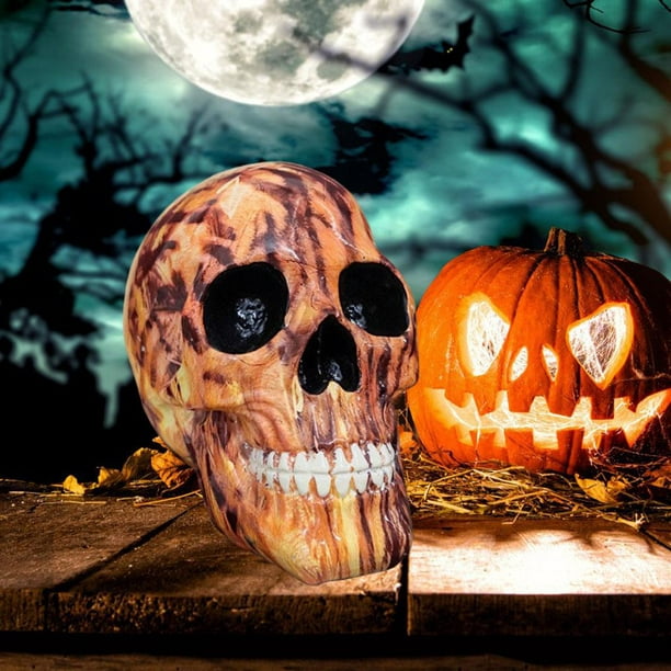 Cráneo Esqueleto de Halloween Decoraciones Escultura