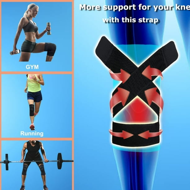 Soporte profesional de mangas de compresión para rodilla para dolor de  rodilla, correr, hacer ejercicio, gimnasio MFZFUKR CPB-ZRF09-4