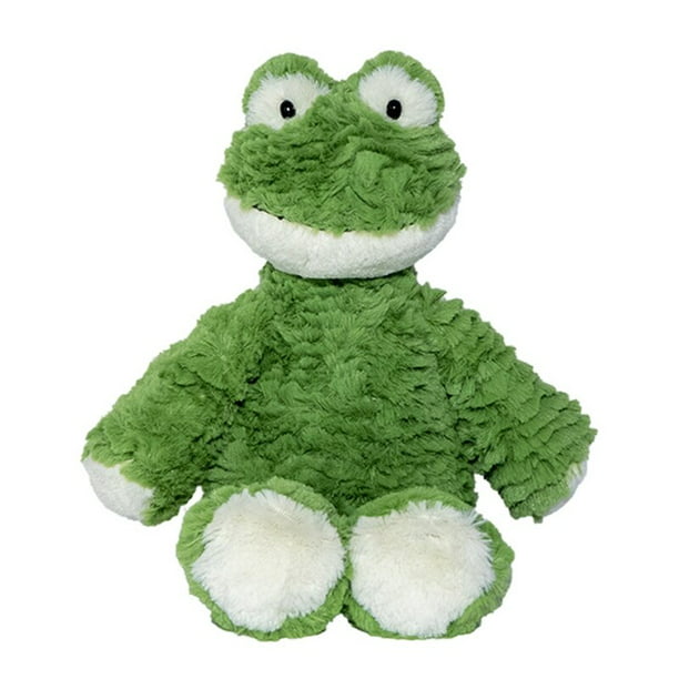 36cm Furry Frog Doll Stuffed Animal Cute Smiling Frog Plush Toy