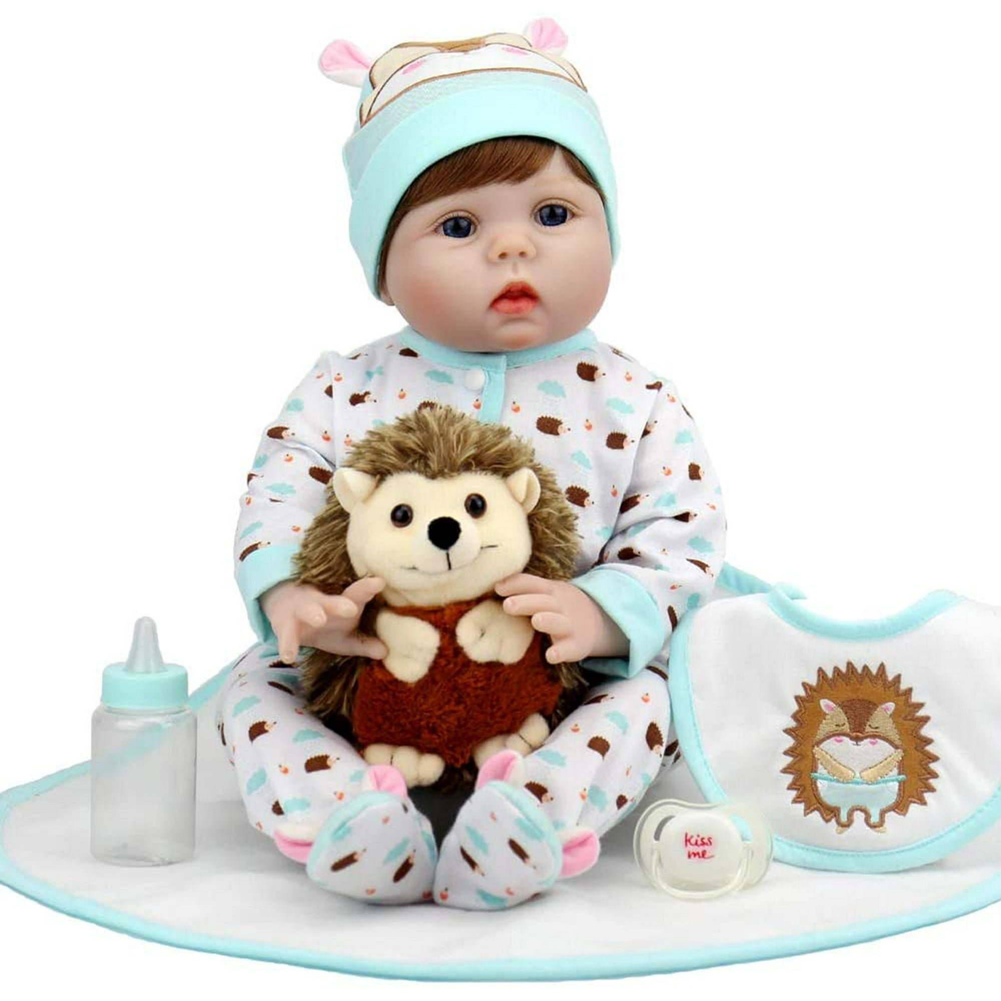 Aori Muñecas de bebé Reborn de 22 pulgadas, muñeca de bebé recién nacida  realista, muñeca de bebé de la vida real, Bebes Reborn para niños de 3 años