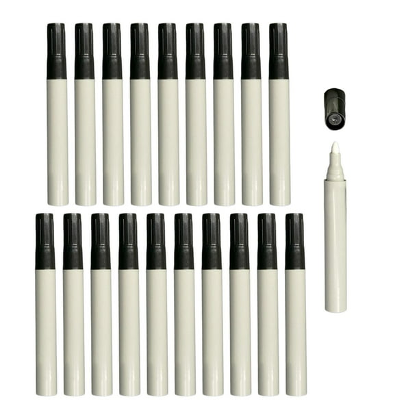  Marcador color con punta fina: blanco (1 paquete de 3), Blanco  : Arte y Manualidades