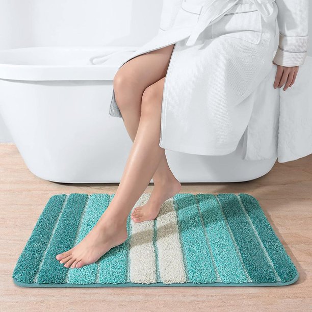 DEXI Alfombra Baño Antideslizante,Alfombrilla de Baño Absorbente,Alfombra  De Baño Lavable a Máquina con Microfibras Suaves de Agua para Bañera,Ducha  y Baño (40 x 60 cm,Gris) : : Hogar y cocina