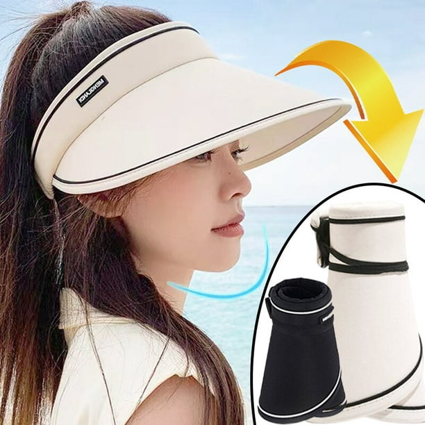 Sombreros De Sol De Verano Para Mujer Visera Con Cabezas Grandes