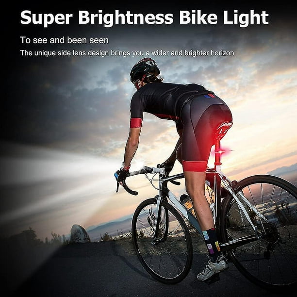 Luz de la bici Juego de luces traseras delanteras para bicicleta