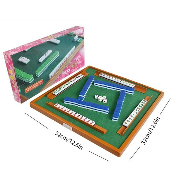 Juego de mesa de Mahjong para el hogar, juego de mesa familiar de