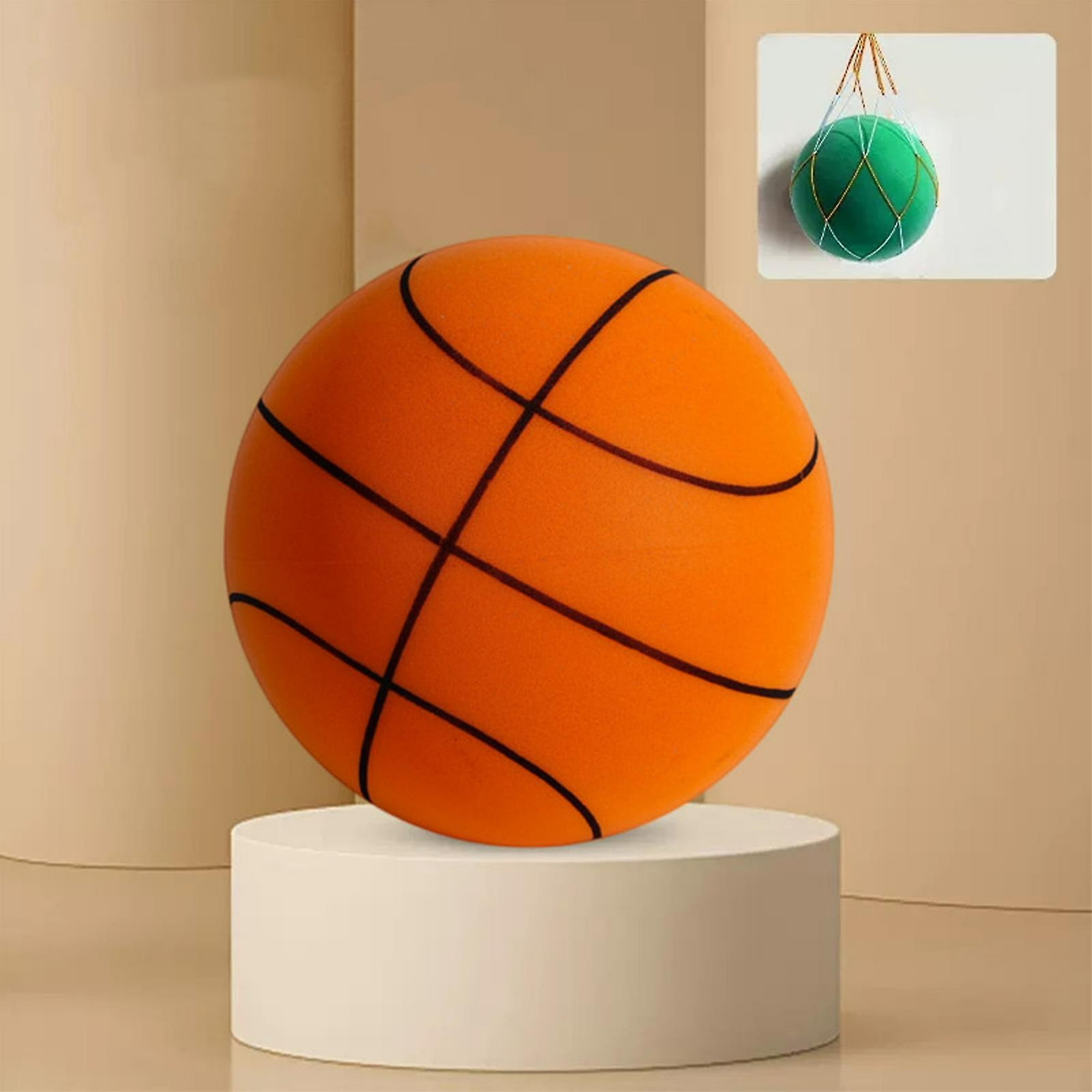 Rebote pelota silenciosa baloncesto silencioso interior 24 cm