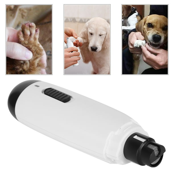 Molinillo de uñas eléctrico para perros y gatos, cortauñas inalámbrico  recargable para mascotas, poc Ticfox