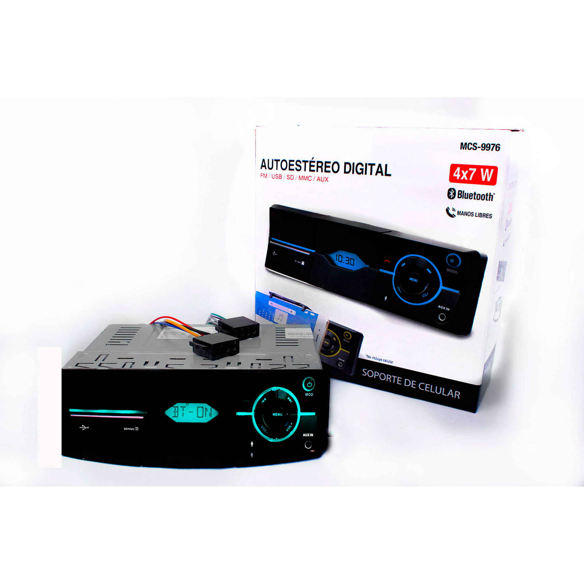 Reproductor de MP3 para coche de 12 V Llamada manos libres Radio digital  compatible con Bluetooth Pantalla LCD Ndcxsfigh