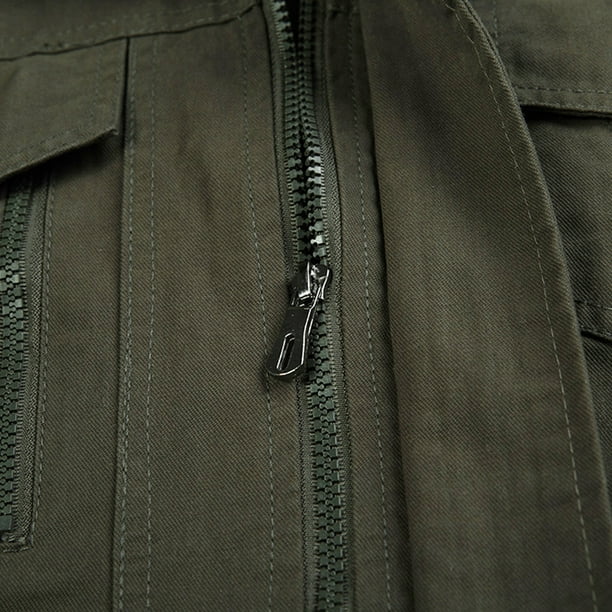  Chaquetas militares para hombre, chaqueta táctica táctica de  invierno, chaqueta militar con 12 bolsillos, Verde militar : Ropa, Zapatos  y Joyería
