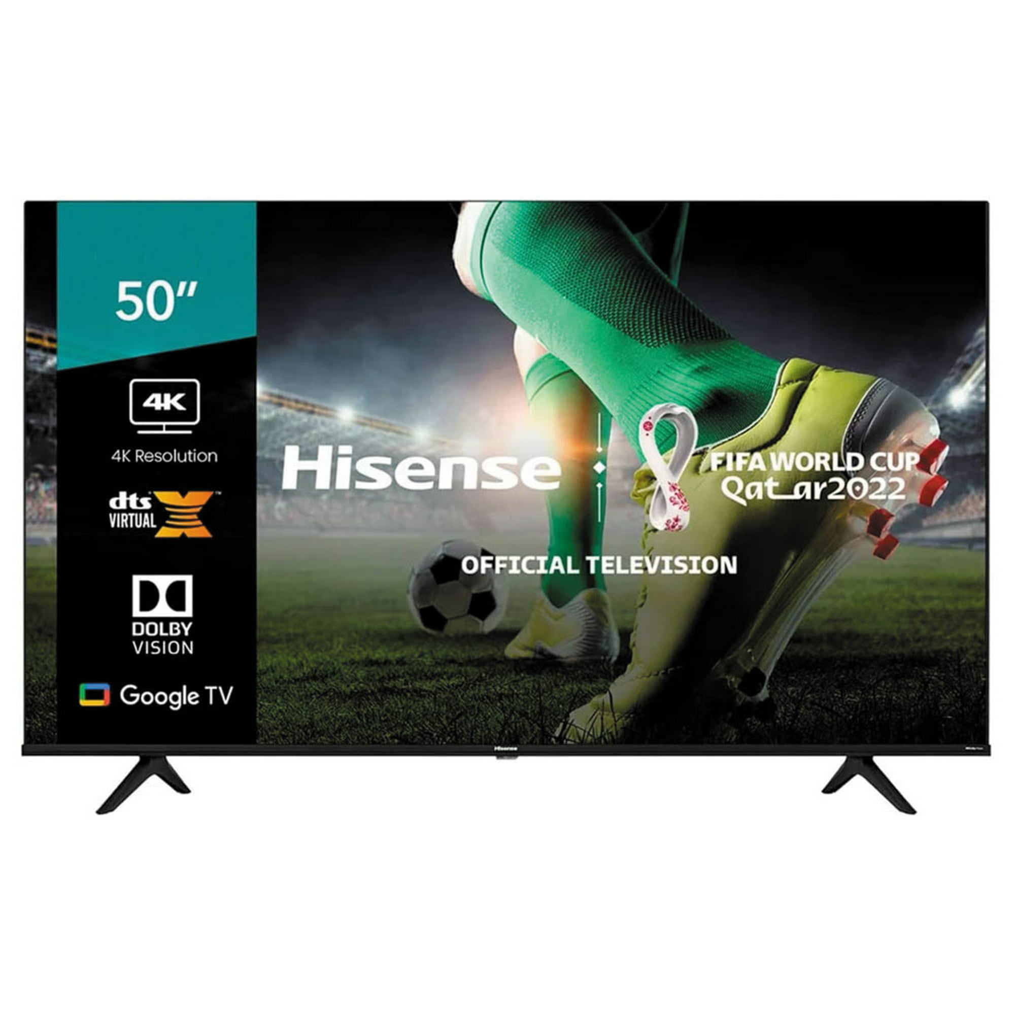 Pantalla Smart TV 50 pulgadas HISENSE Ultra HD 4K LED HDR10 HDMI USB 50A6H
