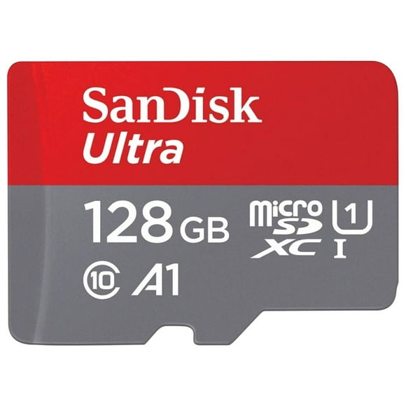memoria sandisk ultra microsdhc uhsi u1 de 128 gb clase 10 incluye sandisk sdsqunr128ggn3ma
