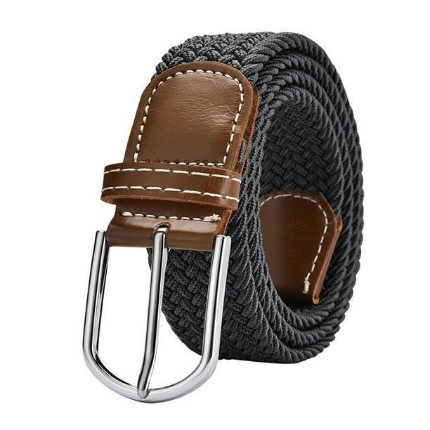 Cinturones Cinturón Para Hombre Casual Lona Tejida Elástica