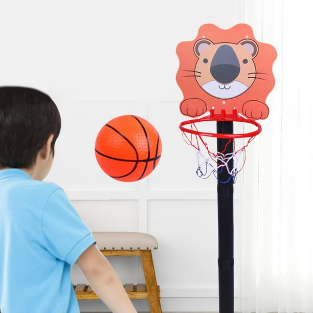 Canasta de Baloncesto Interior y Exterior con Soporte de Animales de  Dibujos Animados Salvador