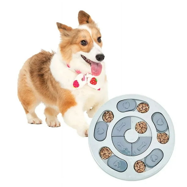 Juguetes de rompecabezas para cachorros, juguetes interactivos para perros,  dispensador de golosinas Ormromra 2034922-5