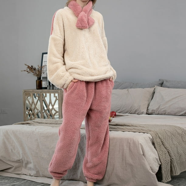 Comprar Pantalones de invierno para mujer, pantalones de pijama