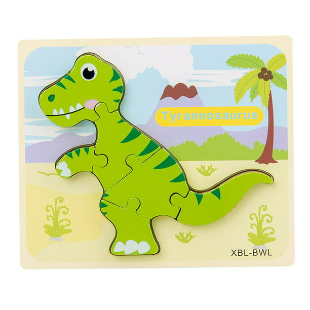 Rompecabezas de Dinosau de Madera para Juguetes para 3 años - Estilo7 Sunnimix de dinosaurios para niños pequeños | Bodega Aurrera en línea