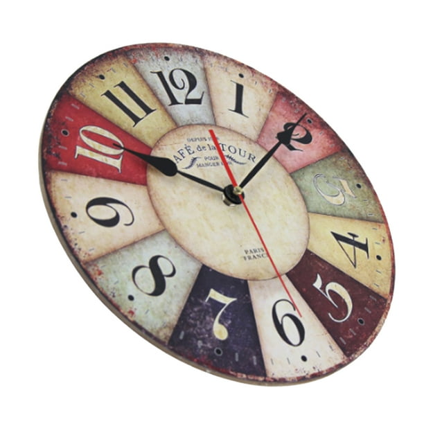 Reloj de Pared 3D, Reloj de Pared de Salón Clásico, Decoración para hogar  DIY, de Pared con Espejo rojo BLESIY Reloj de pared moderno de bricolaje