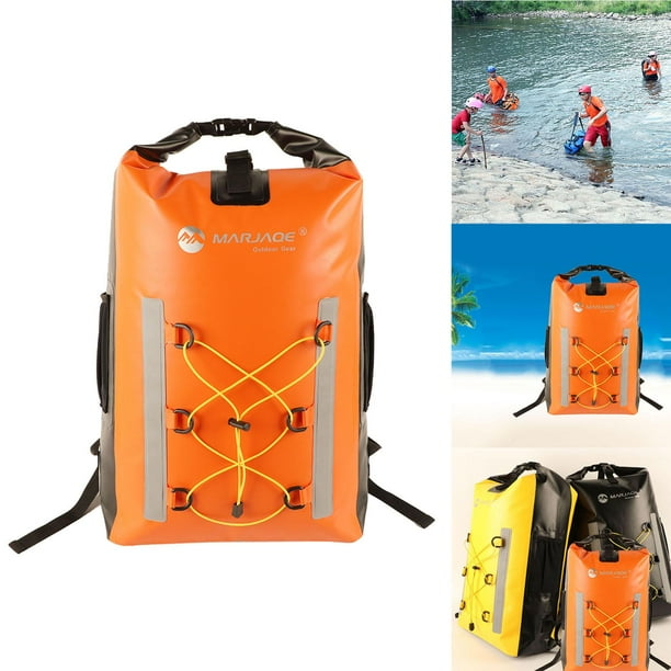 Mochila impermeable Mochila Bolsa Bolsa acolchada Flotante Seco para pesca  en la playa negro Sharpla Estuche a prueba de agua