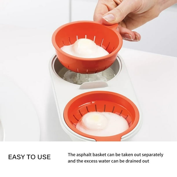 Recipiente Plástico para hacer huevos en microondas
