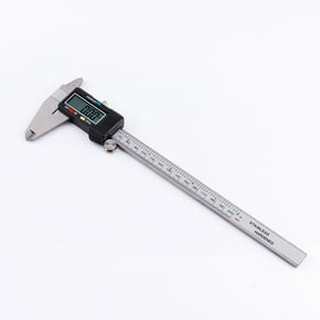 Micrómetro de calibre, herramienta de conversión milimétrica eléctrica de acero inoxidable de 200 mm Herramienta de medición digital Innovación moderna Jadeshay A