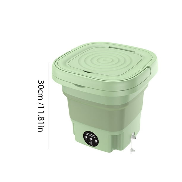 Lavadora Plegable Lavadora Portatil Lavadora 8L Con Secadora Centrifugadora  Automatica Mini (EU) Verde Ndcxsfigh Libre de BPA