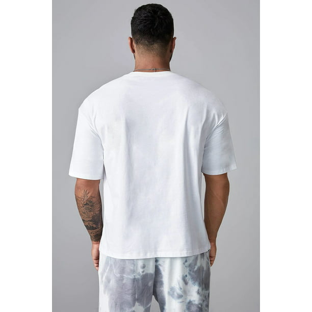 ABPHQTO Camiseta blanca para hombre LO QUE SE NECESITA - Gráfico para  hombre ABPHQTO