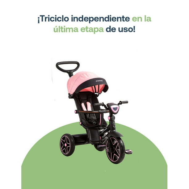 Triciclo Bicicleta Carriola Paseo Bebes 2-6 Años Asiento 360 – Little Monkey