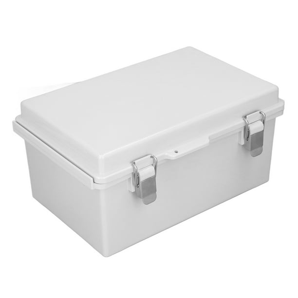 Caja eléctrica a prueba de agua, caja electrónica IP67 Tapa abisagrada a  prueba de agua Resistente a la intemperie para : : Bricolaje y  herramientas