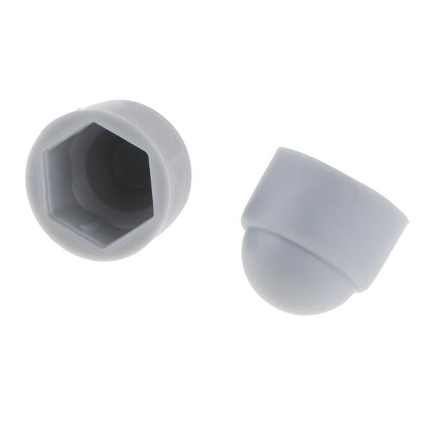  10 tornillos de tapa de protección de tuerca de tornillo blanco  M4/M5/M6/M8/M10/M12 Tapones de cúpula hexagonal de plástico para accesorios  de mantenimiento - (tamaño: M5 8x9.5) : Industrial y Científico