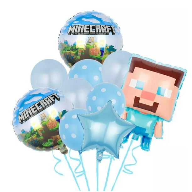 Globos Metalicos Kit De Minecraft Cumpleaños 3LionBrands HG0117